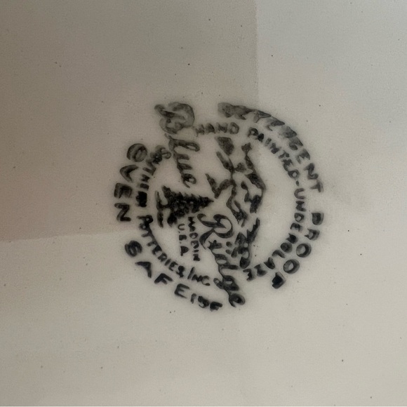 Vintage Blueridge southern potteries plates 9 1/4” - Picture 6 of 6